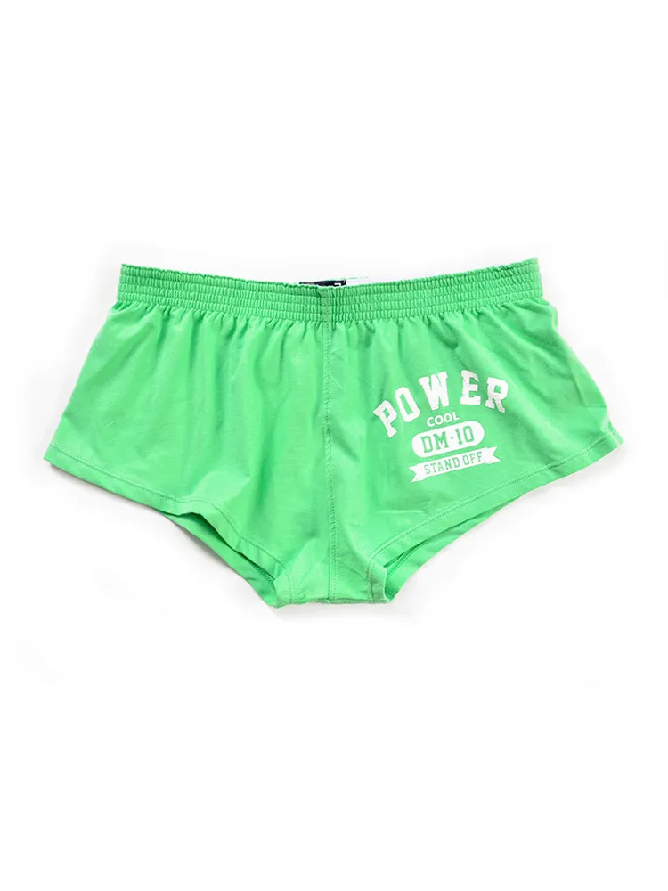 2-pack Men's DM Printed Lettering Low Waist Sexy Cotton Boxer Shorts