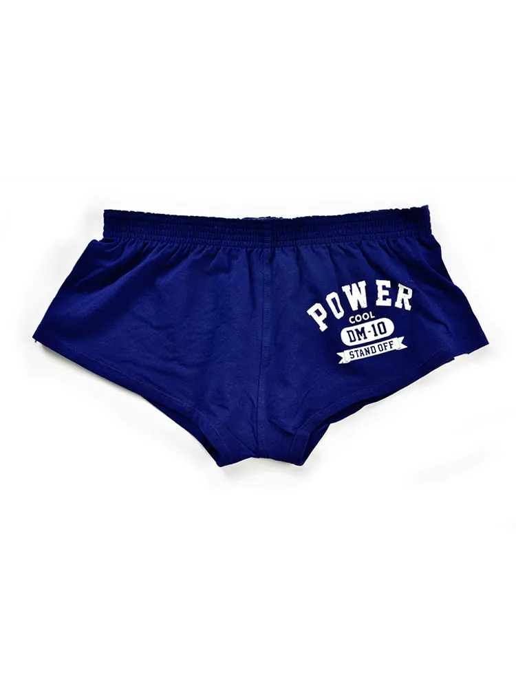 2-pack Men's DM Printed Lettering Low Waist Sexy Cotton Boxer Shorts
