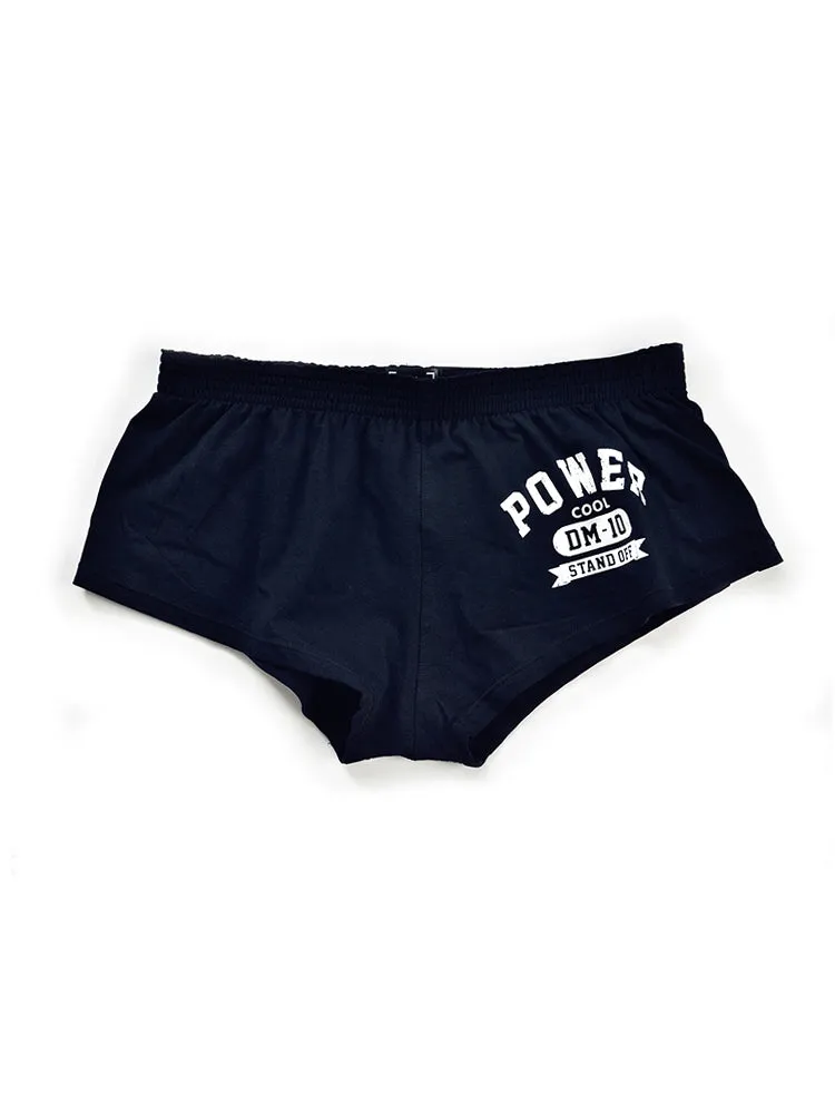 2-pack Men's DM Printed Lettering Low Waist Sexy Cotton Boxer Shorts