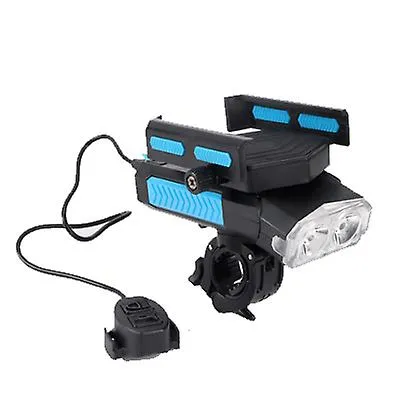 2400mAh red black Outdoor cycling bike front light with emergency light, with power bank, mobile phone holder,Waterproof,rechargeable AZ22535