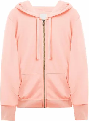A2Y Women's Causal Basic Simple Zip Up Hoodie Sweat Jacket