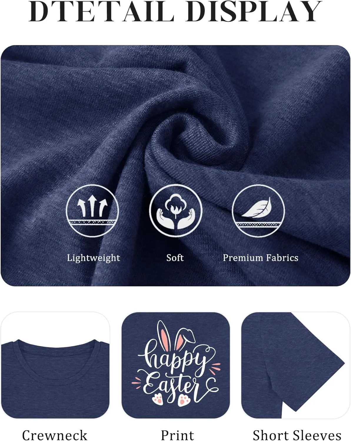 Anbech Plus Size Tshirt for Women Crewneck Graphic Tees Summer Outfits Short Sleeve Casual Shirt
