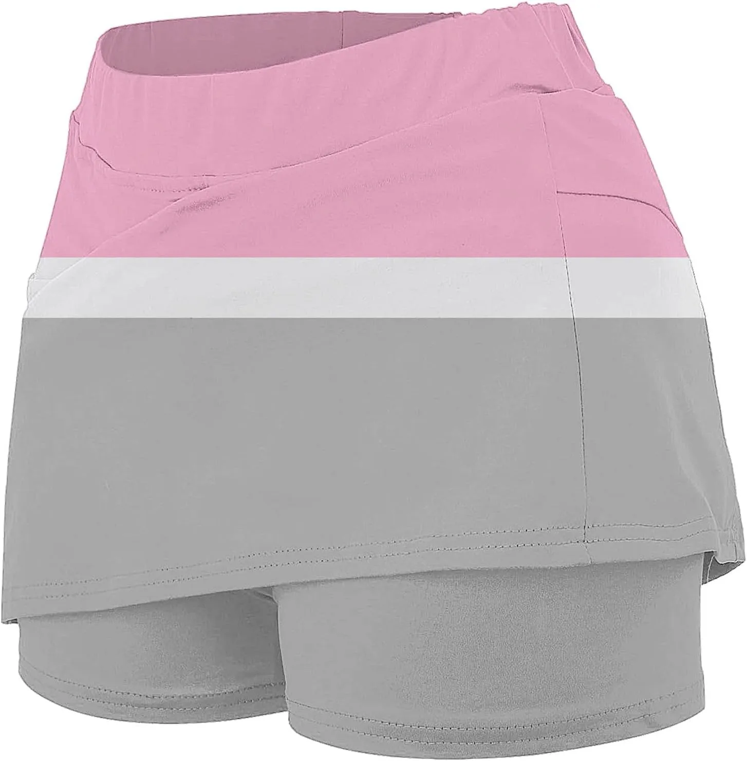 Athletic Skorts for Woman Elastic High Waisted Soft Comfy Stretch Workout Yoga Shorts Casual Summer Tennis Skirts