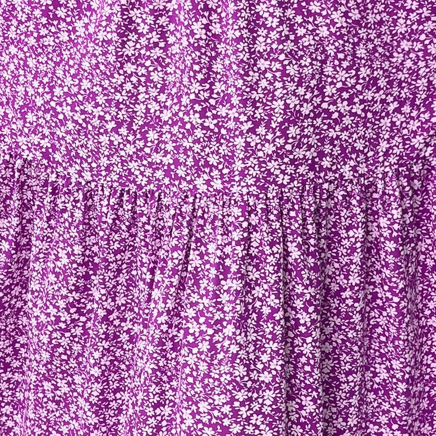 Boho Maxi Skirts for Women Summer 2025 Beach Floral Skirt Elastic High Waist Flowy Vacation Skirts with Pockets