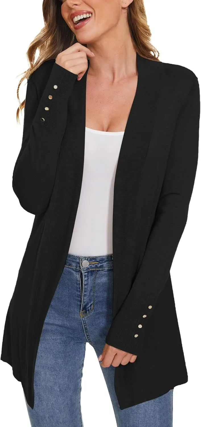 Cardigan for Women Long Sleeve Cardigan Sweaters for Spring Fall