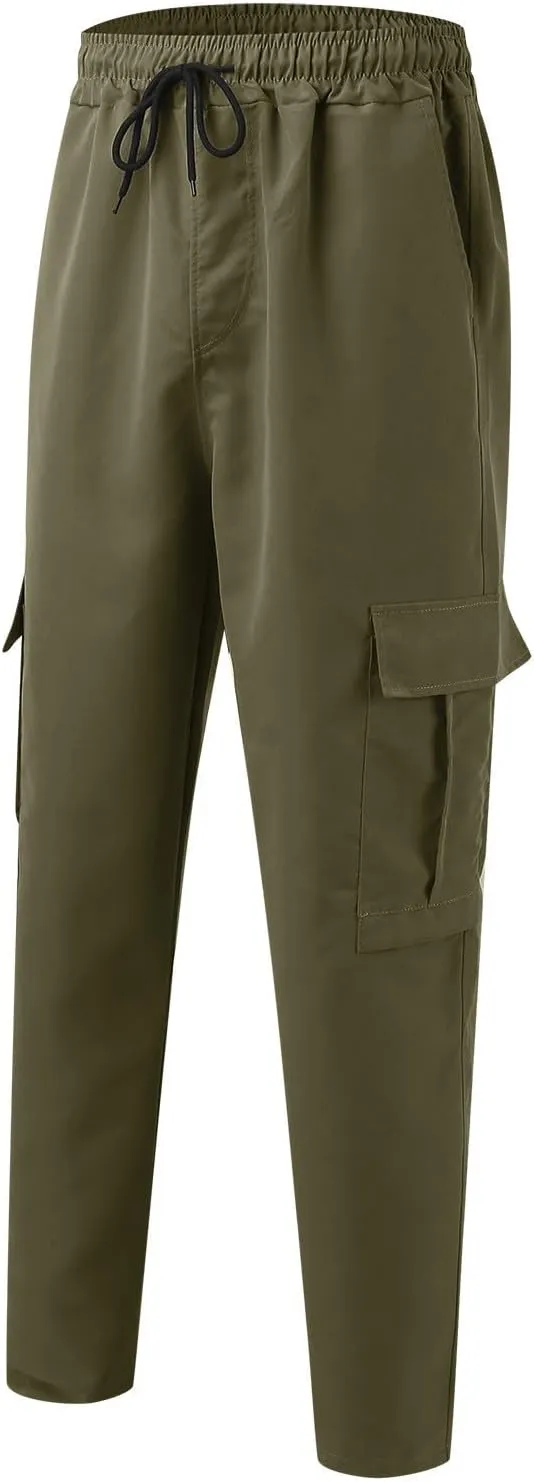 Cargo Pant for Men Pants with Ribbon Active Chinos Pant Hiking Tactical Pants Climbing Pants Flexible Relaxed Pants