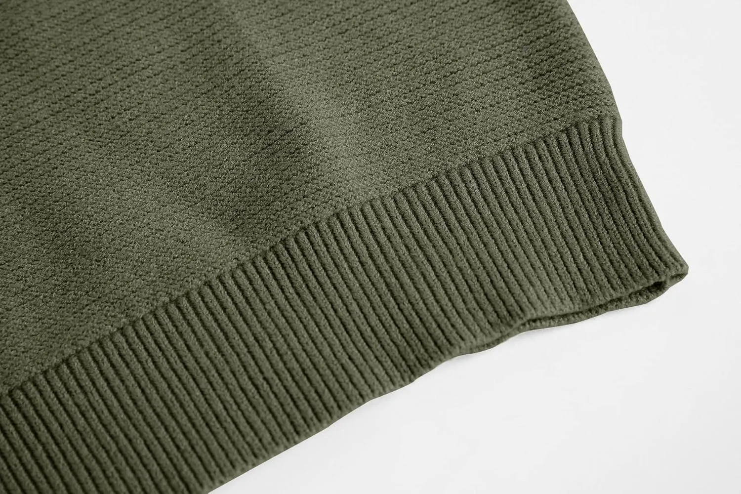 Coololi Women's Puff Sleeve Knit Pullover Ribbed Sweaters Crewneck Oversized Loose Casual Cozy Soft Slouchy Sweater Tops