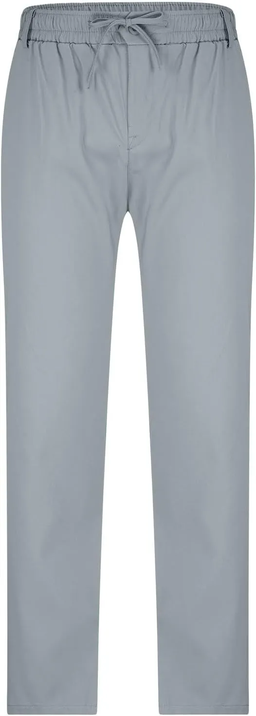 Drawstring Pants for Mens,Men's Summer Casual Beach Loose Trousers Outdoor Comfy Soft Slim Fit Thin Straight Pant