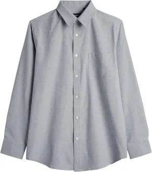 Gary Com Men's Long Sleeve Dress Shirts Solid Regular Fit Button Up Shirts Casual Business Formal Shirt with Pocket