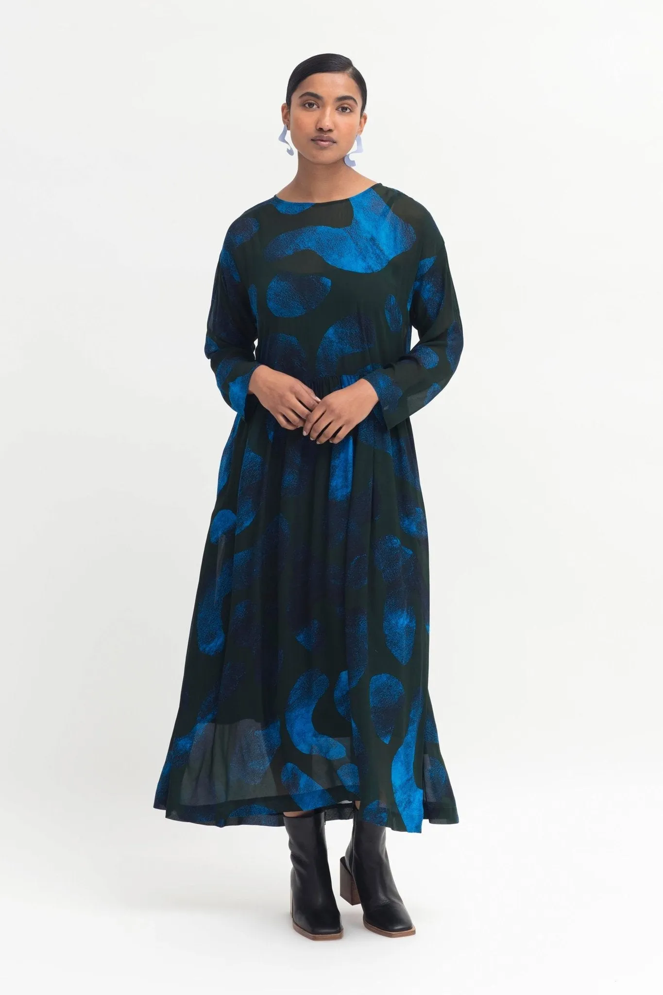 Gira Sheer Dress | Animal Print