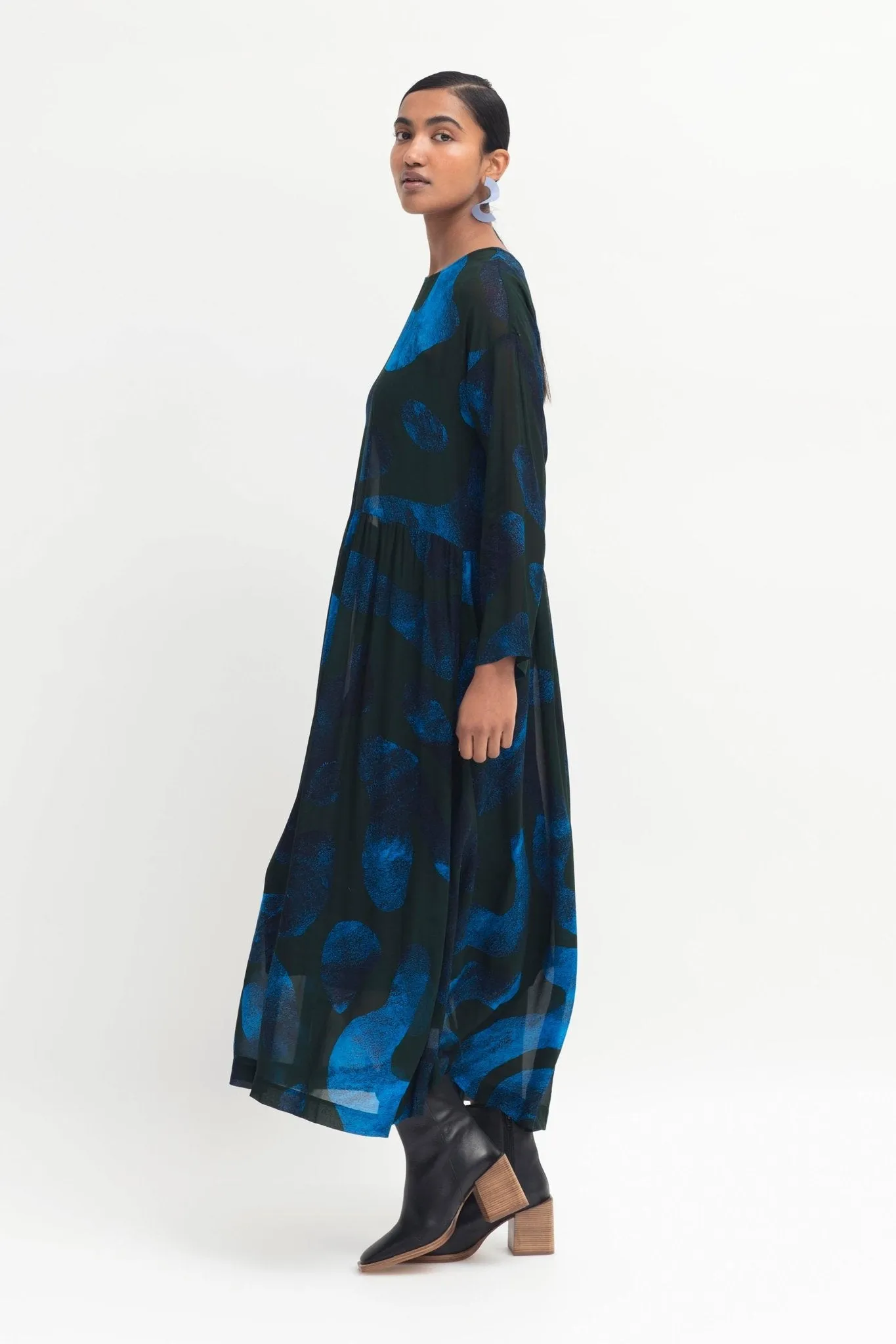 Gira Sheer Dress | Animal Print
