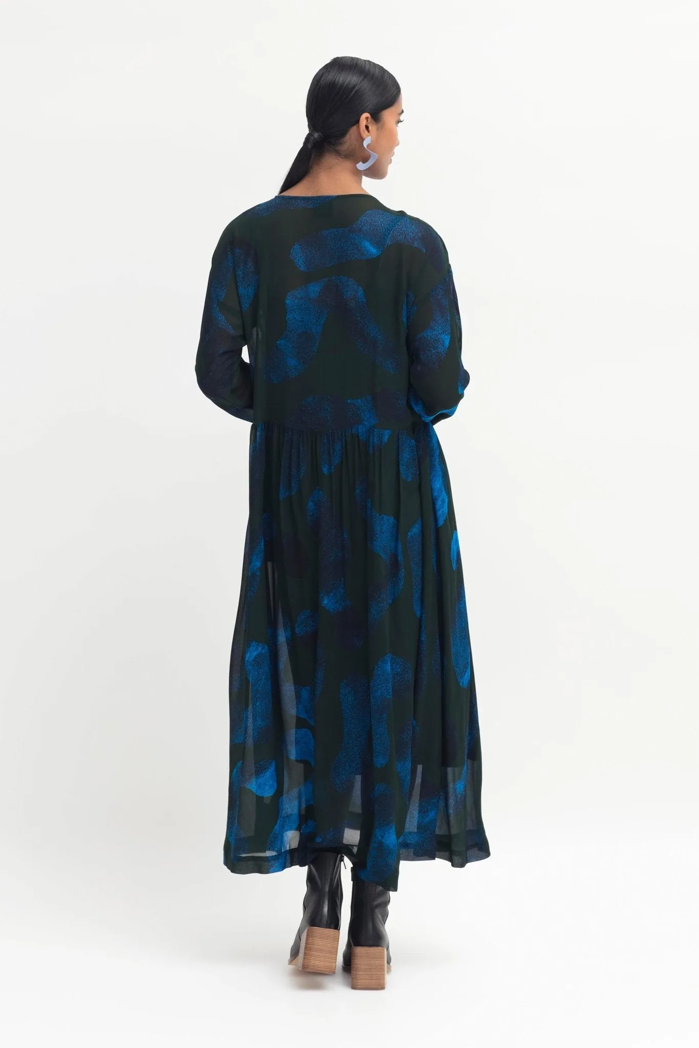 Gira Sheer Dress | Animal Print