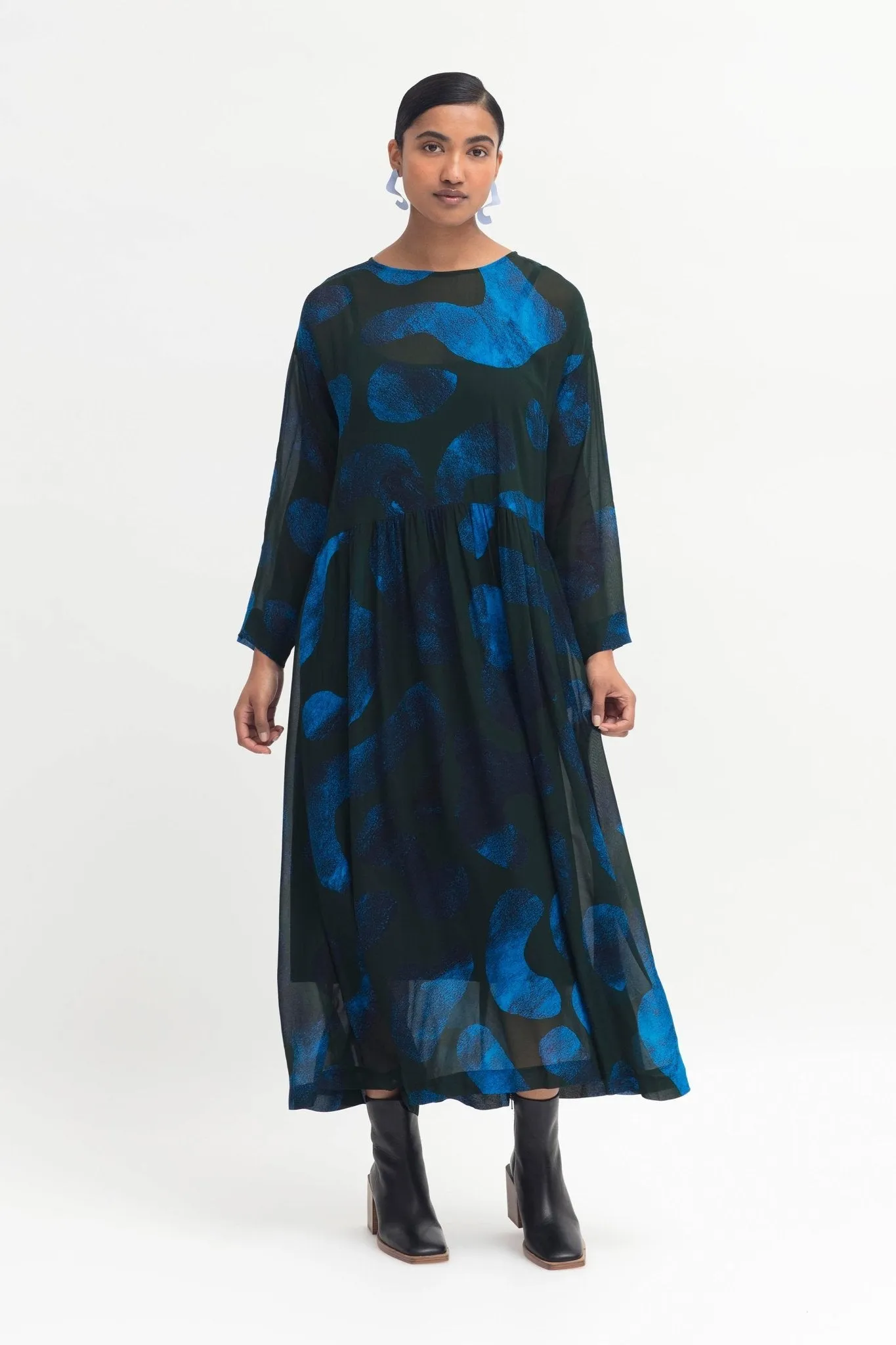 Gira Sheer Dress | Animal Print
