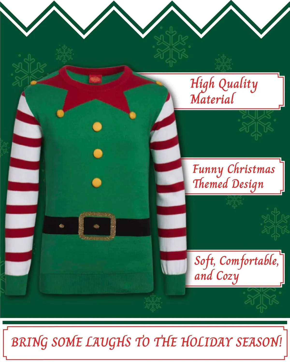 Girls Cotton Sweater - Cozy Crew Neck Ugly Christmas Sweaters for Girls - Cute Pullover Long Sleeve Top (7-16)