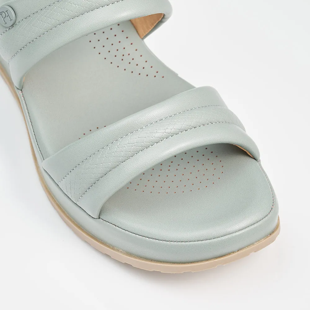 Ladies Two Band Wedges Sandal