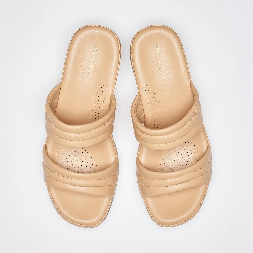 Ladies Two Band Wedges Sandal