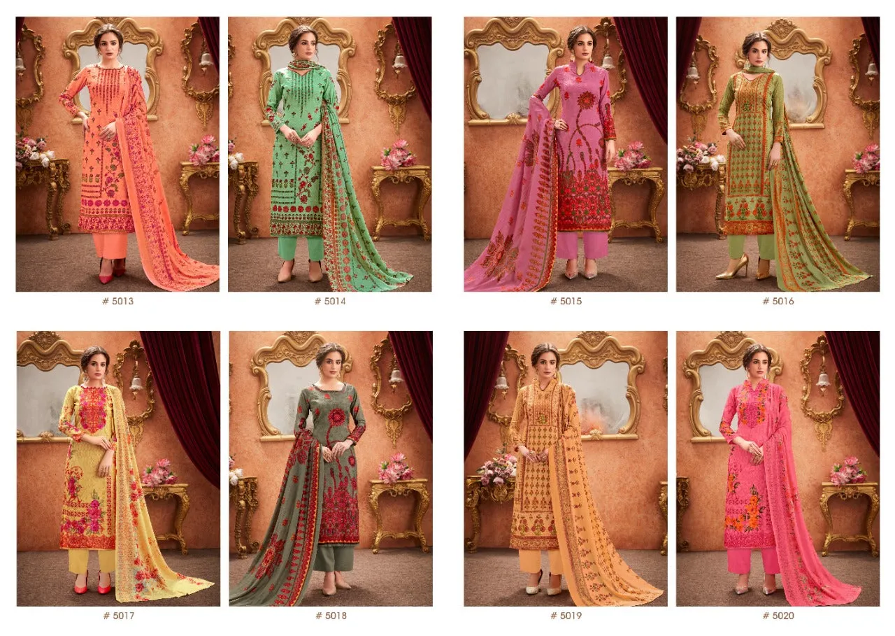 Levisha Launched Falak Cotton Printed Casual Wear Salwar Suits