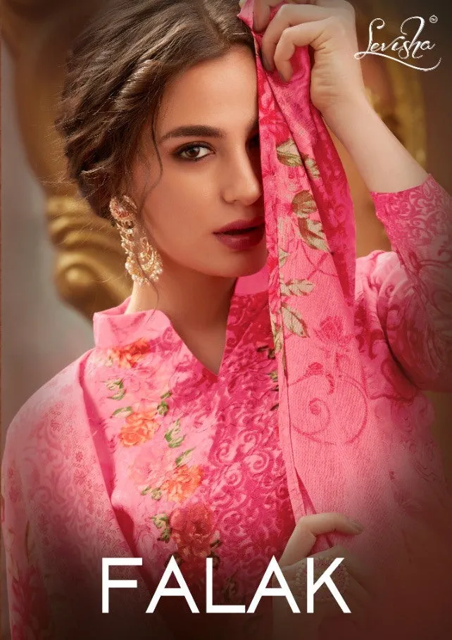 Levisha Launched Falak Cotton Printed Casual Wear Salwar Suits