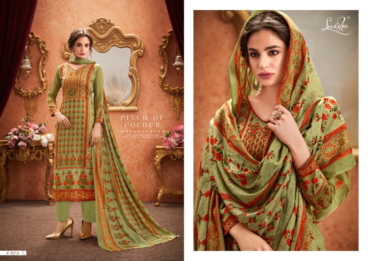 Levisha Launched Falak Cotton Printed Casual Wear Salwar Suits
