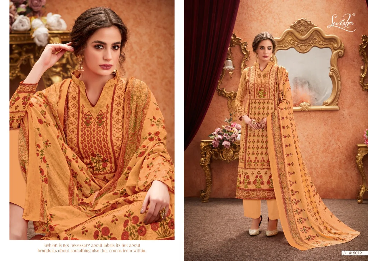 Levisha Launched Falak Cotton Printed Casual Wear Salwar Suits