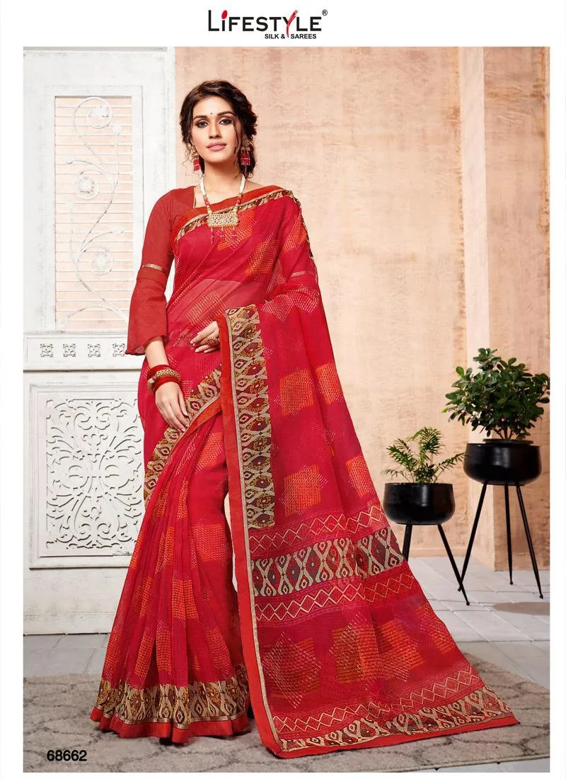Lifestyle Presents Charumitra Vol 34 Fancy Cotton Casual Wear Sarees
