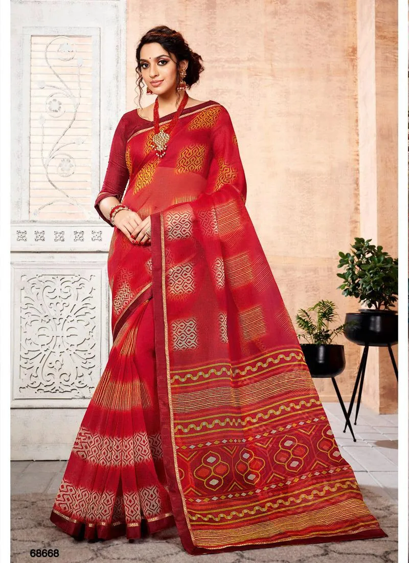 Lifestyle Presents Charumitra Vol 34 Fancy Cotton Casual Wear Sarees