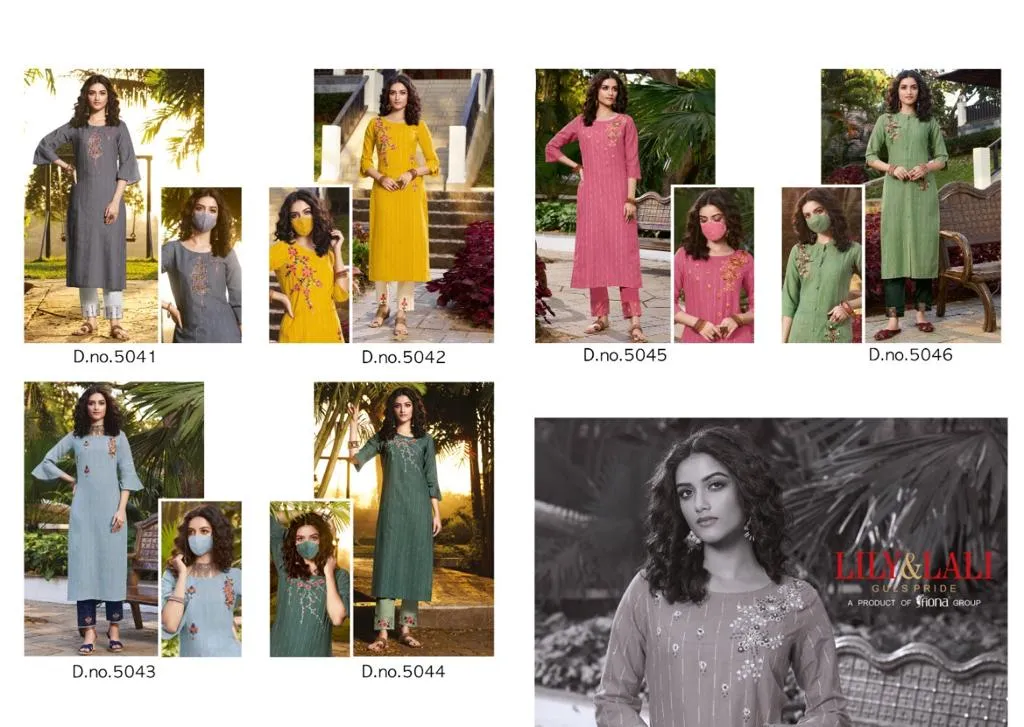 Lily & Lali Presents Comfort Cotton Casual Wear Kurti Collection