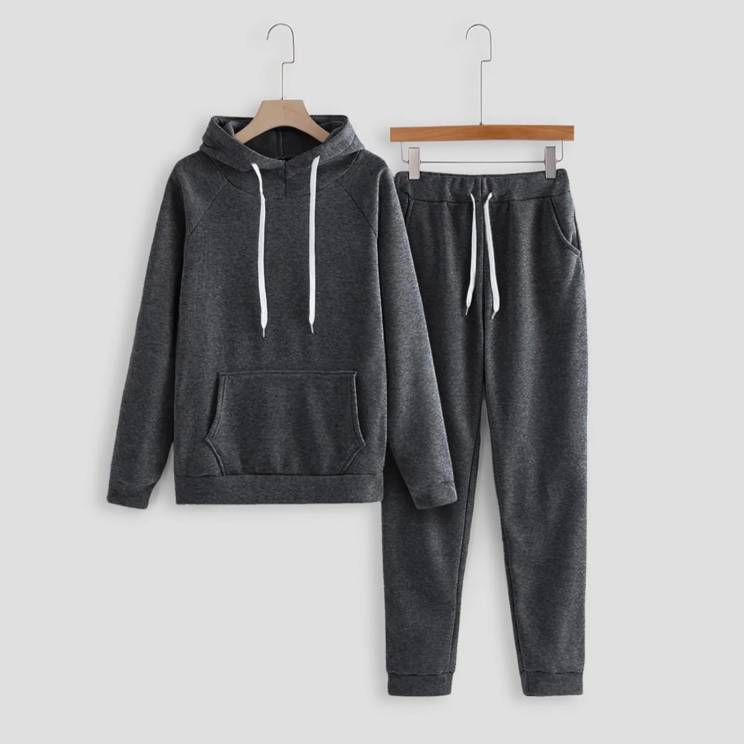 Lounge Sets for Women 2024 Long Sleeve V Neck Comfy Fall Hoodie Sweatshirt Long Pants Outfits