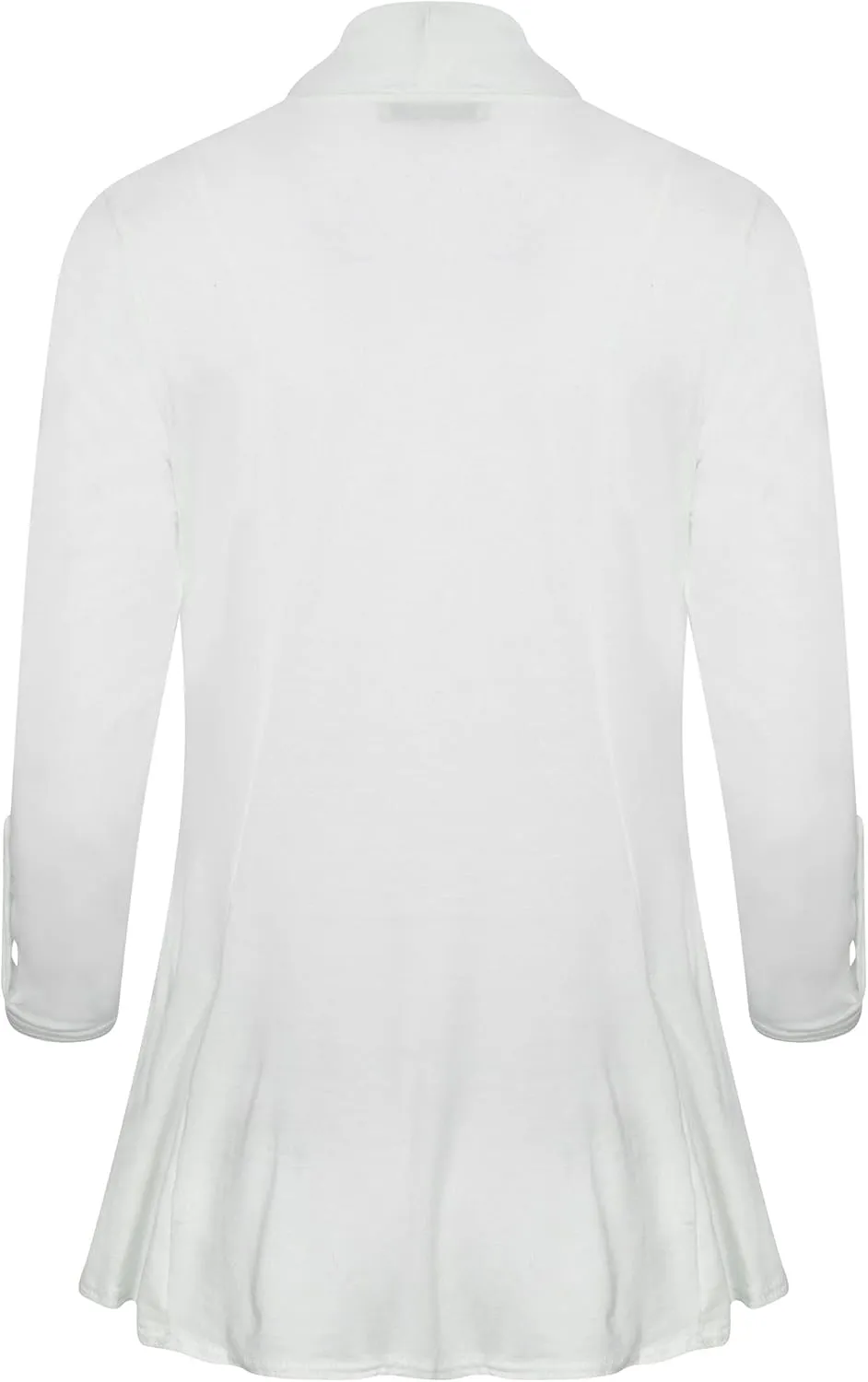 Loxdonz Women's Open Front Cardigans Casual 3/4 Sleeve Cardigan Soft Lightweight Top