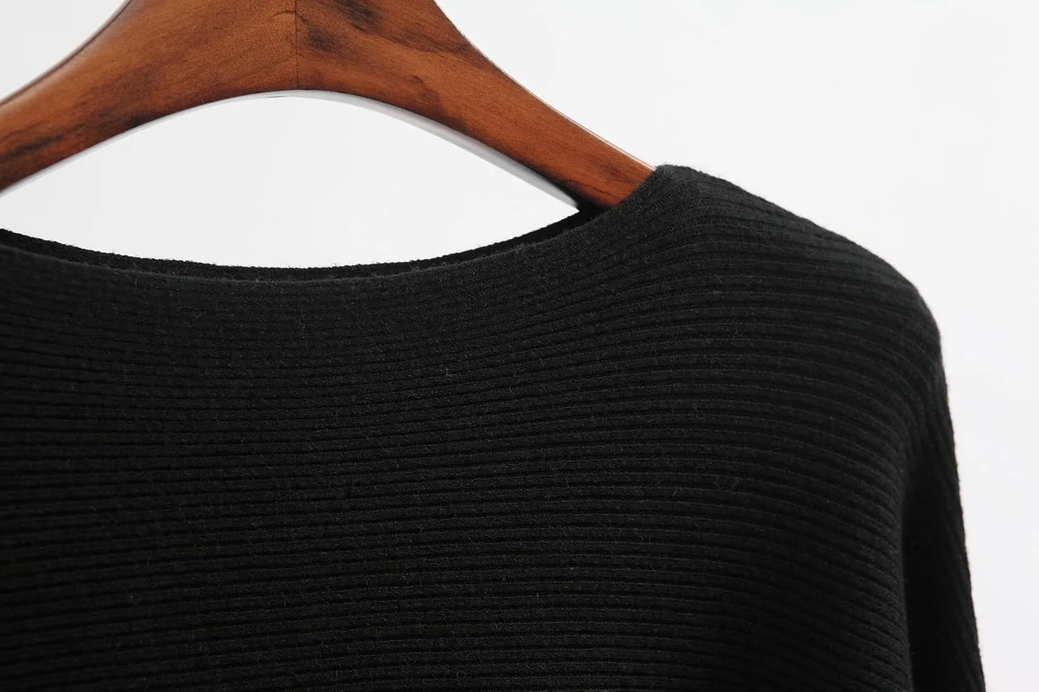 MAKARTHY Womens Striped Sweaters Batwing Sleeves Knitted Dolman Pullovers Tops Sweatershirts