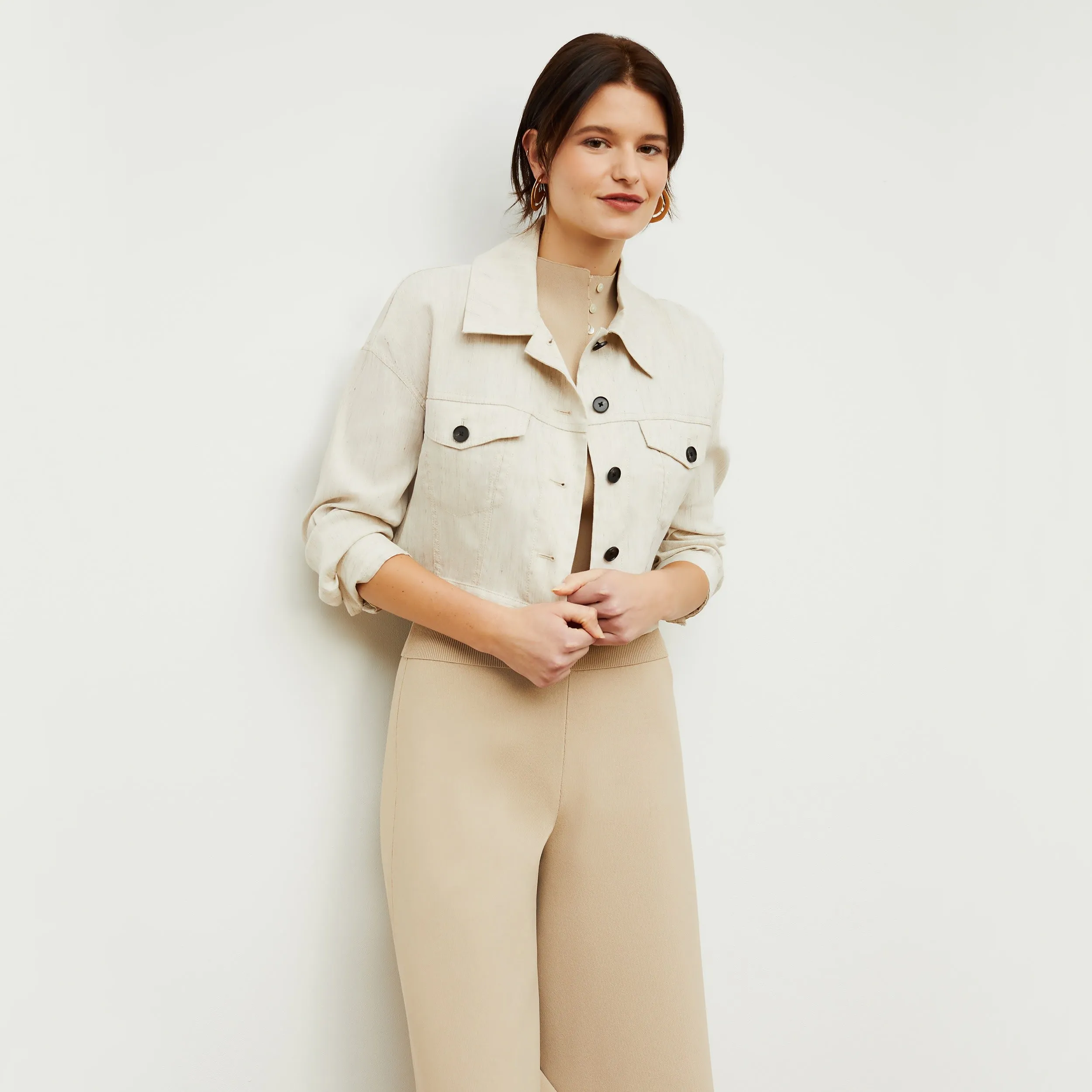 Malki Top - Jardigan Knit :: Latte