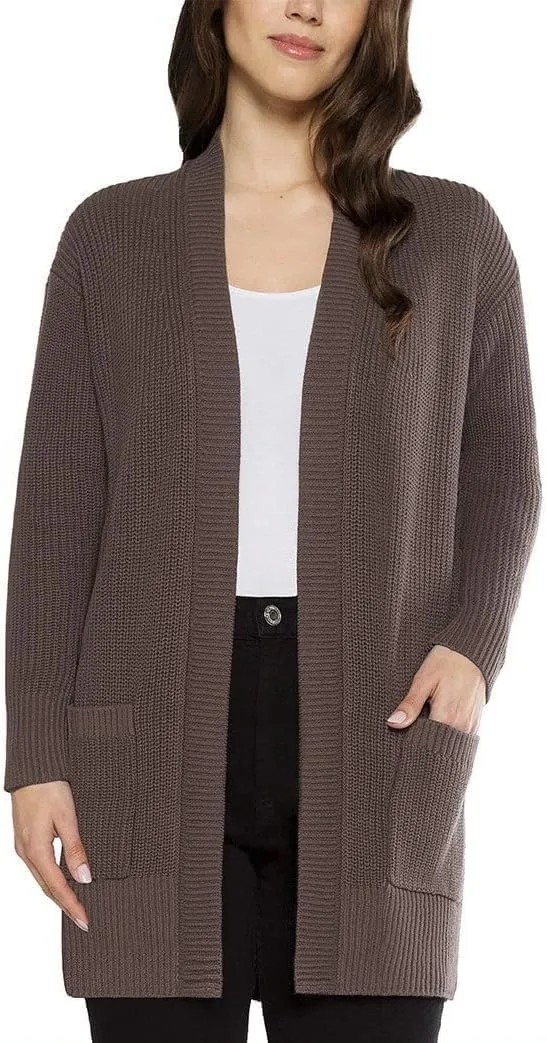 Max & Mia Women's Open-Front Cardigan - Casual Sweaters for Women's with Pocket