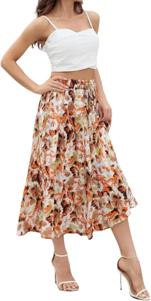 Maxi Skirts for Women with Pocket Summer