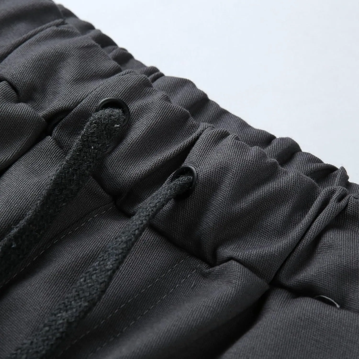 Mens 2023 Fashion Joggers Hiking Sweatpants Drawstring Waist Pants Work Sports Loose Fit Trousers with Pockets