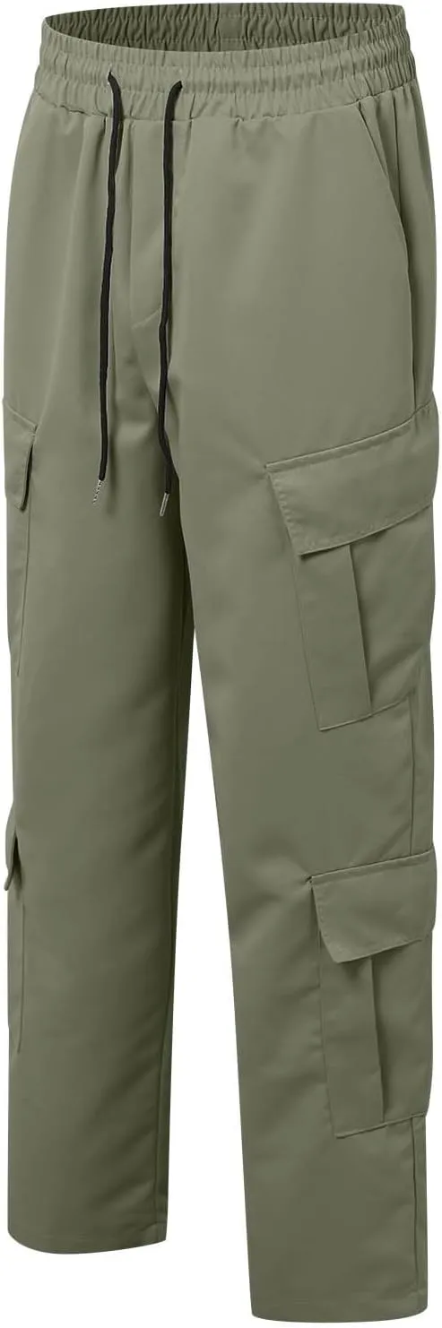 Men's Athletic Trousers Baggy Tactical Slacks Riding Stretch Joggers Shorts Travel Sport Regular Fit Yoga Summer Cloth