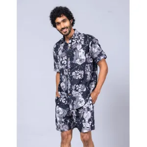 Mens Cotton Shirt & Shorts Set | Luna