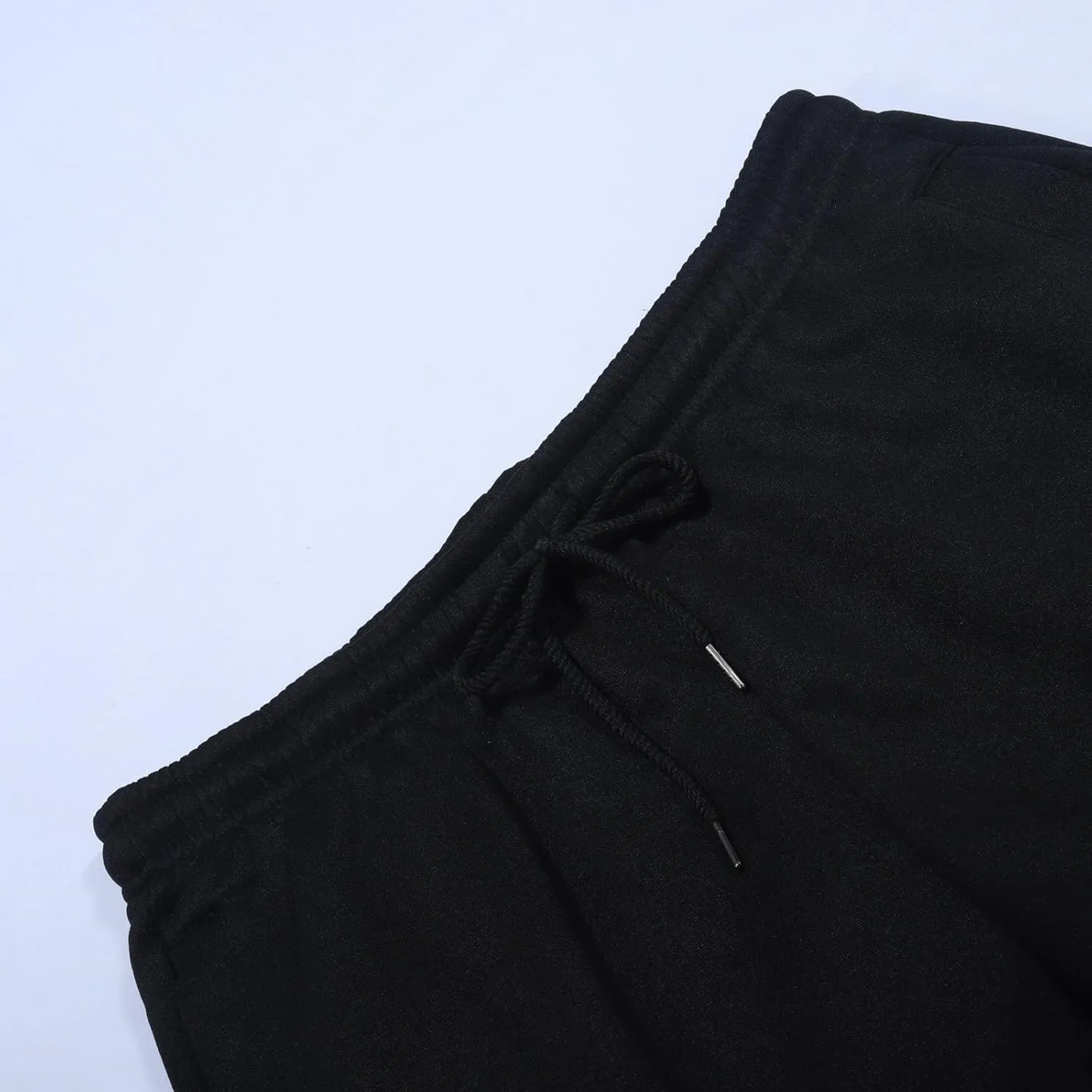 Men's Jogger Cargo Pants, Elastic Waist Drawstring Straight Leg Sweatpants, Lightweight Casual Trousers with Pockets