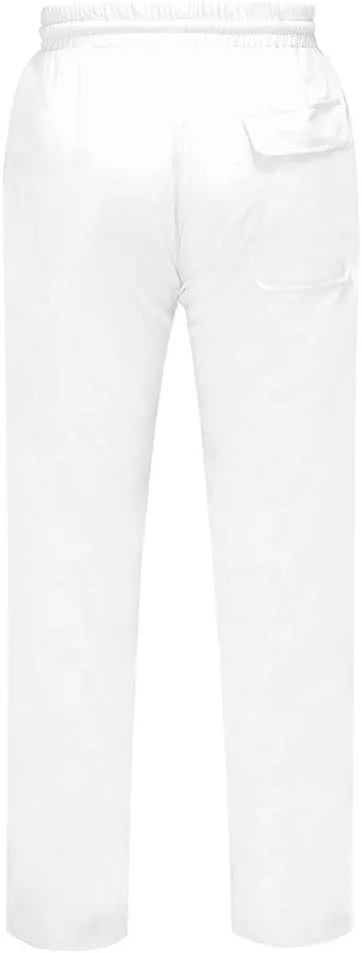 Men's Simple Fashionable Summer Pants Drawstring Athletic Joggers Cotton Loose Straight Sweatpants with Pockets