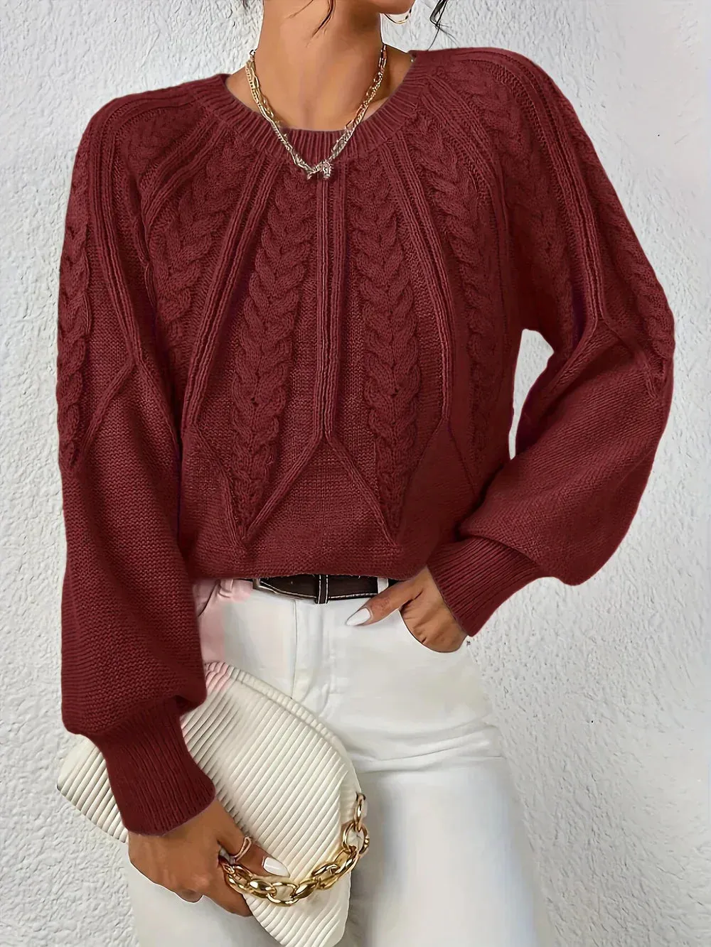 Mia - Classic Knitted Jumper