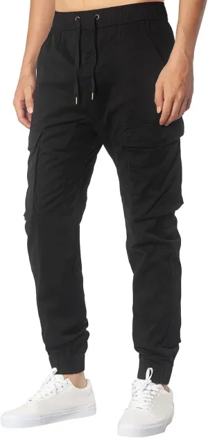 MIDOO Mens Cargo Pant Slim Fit Casual Lightweight Jogger Loose Sweatpants Stretch Work Fishing Travel Outdoor Pant Overalls