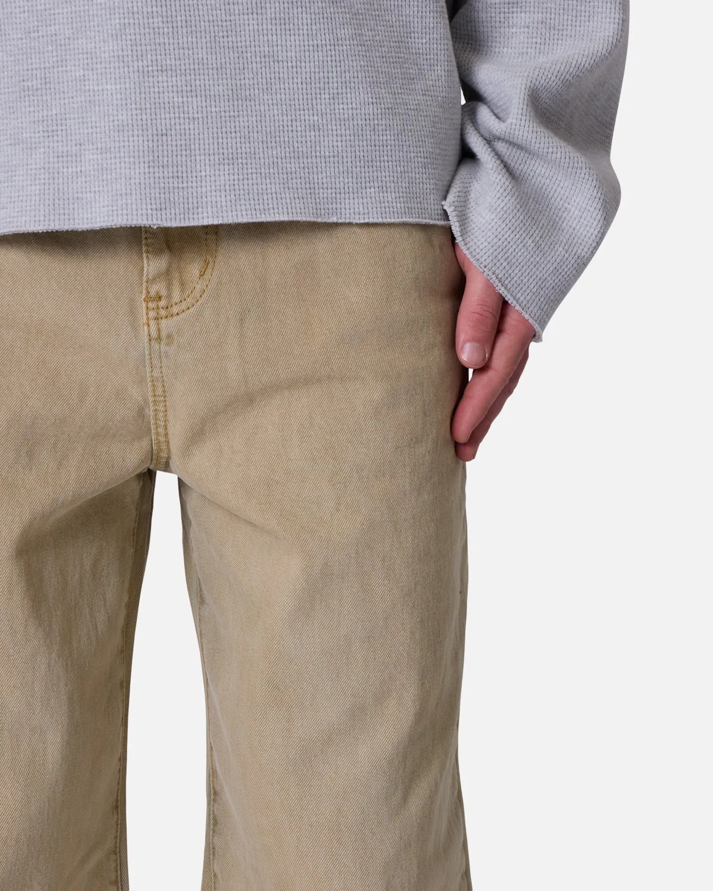MNML V733 All Washed Up Denim Jeans Tan