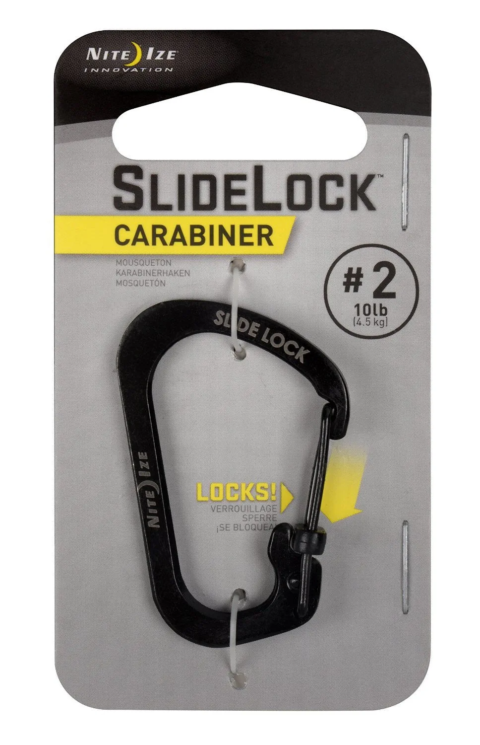 Nite Ize - CARABINER-SLIDELOCK #2 10LB (4.5KG) -