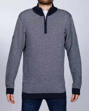 North 56 Tall Quarter Zip Jumper (navy)
