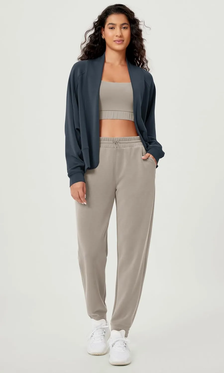 ODODOS Women's Modal Soft Open Front Cardigans Long Sleeve Casual Wrap Outwear
