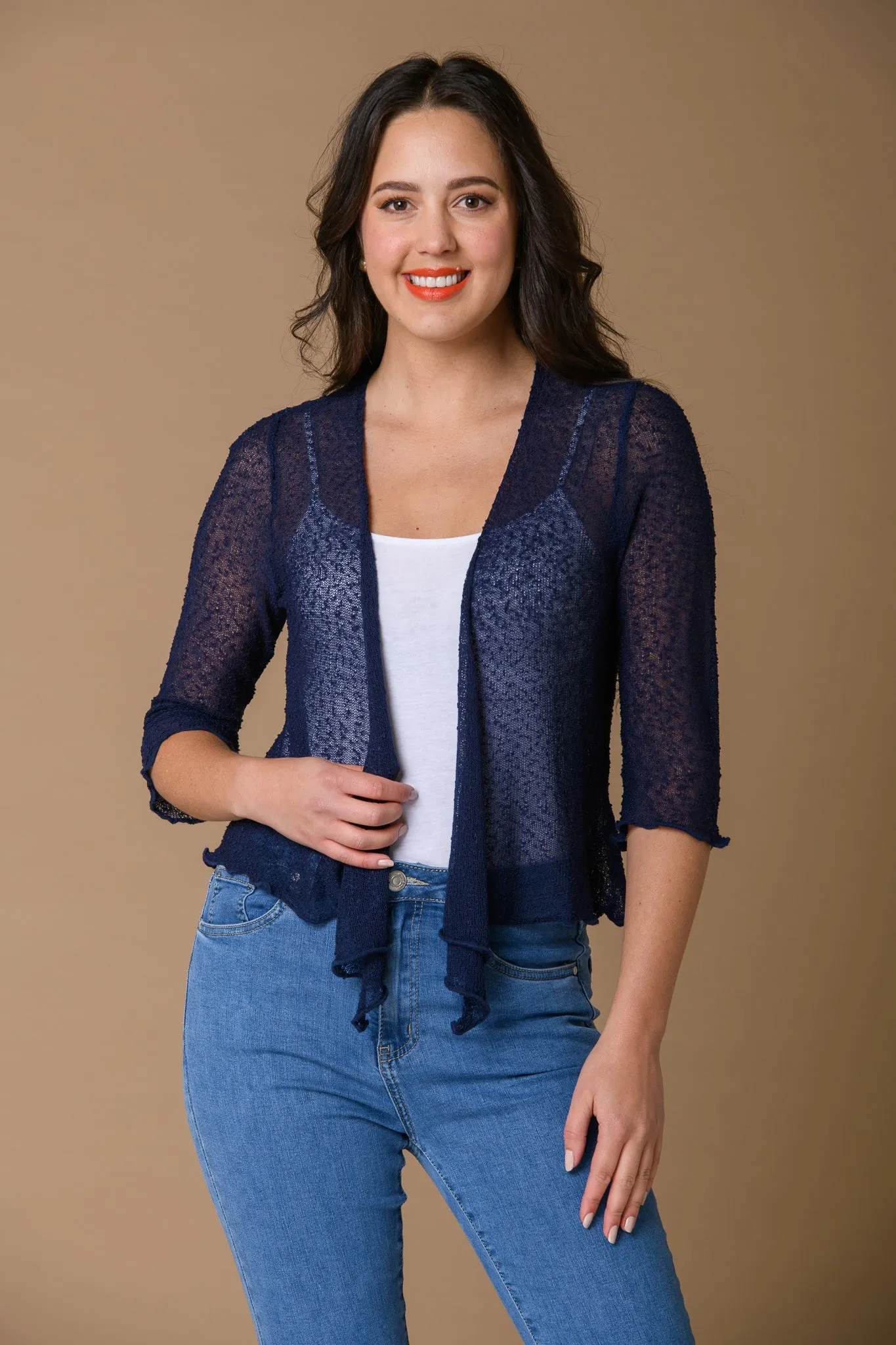Popcorn Shrug - Navy