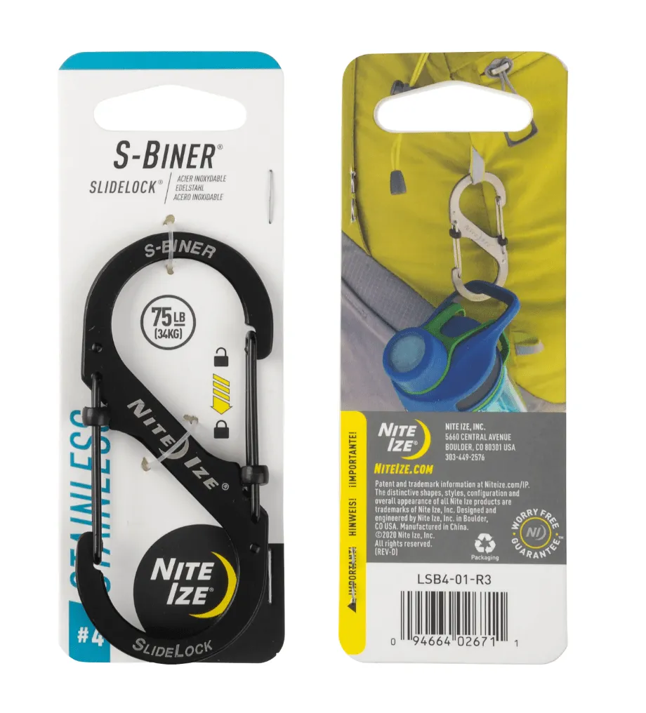 S-BINER® SLIDELOCK® STAINLESS STEEL