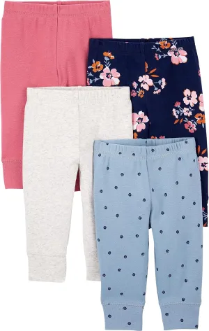 Simple Joys by Carter's Baby Girls' 4-Pack Pants