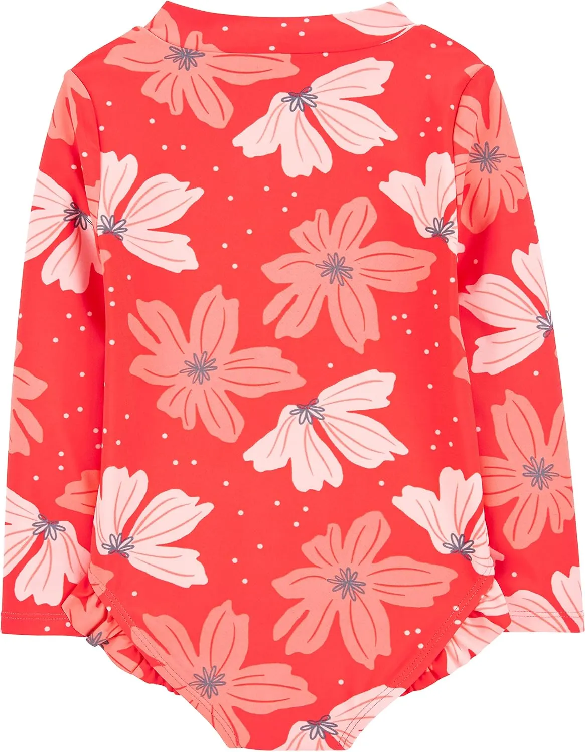 Simple Joys by Carter's Girls' Long Sleeve Zipper One Piece Swimsuit