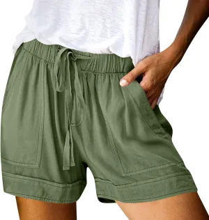 Summer Shorts for Women 2025 Casual Comfy Lightweight Bermuda Short Pants Trendy Travel Clothes