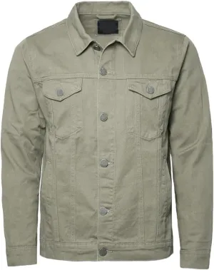 URBANJ Men's Distressed Denim Jacket